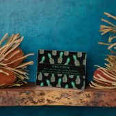 Wifiパスワードの署名 |熱帯パイナップル フォトプラーク (側面)