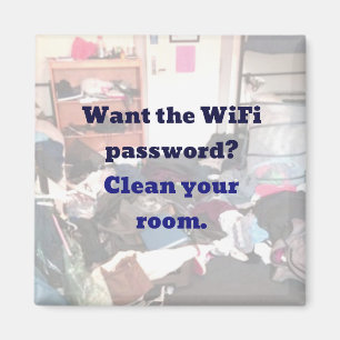 WiFiパスワードを入力してください。 部屋の磁石を掃除する マグネット