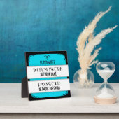 Wifiパスワードカスタムの色 フォトプラーク (インサイチュ)