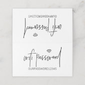 WifiパスワードテーブルSIGN座席表 プレイスカード (外部開封)