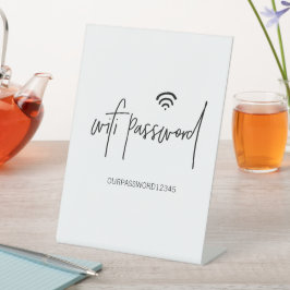 Wifiパスワードフリー定位台座標識 台座サイン