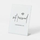 Wifiパスワードフリー定位台座標識 台座サイン (正面)