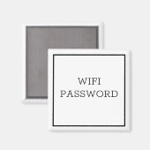 WIFIパスワードマグネット マグネット (正面/裏面)
