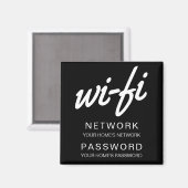 Wifiパスワード冷蔵庫 マグネット (正面/裏面)