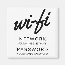 Wifiパスワード冷蔵庫 マグネット