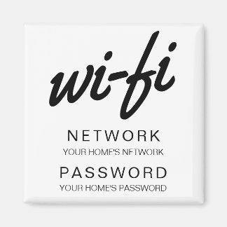 Wifiパスワード冷蔵庫 マグネット