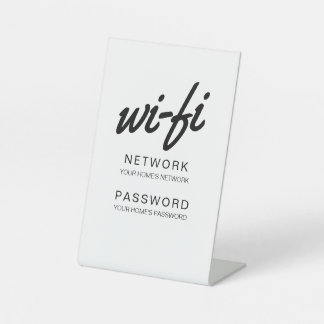 Wifiパスワード冷蔵庫 台座サイン