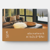 Wifiパスワード署名フォトプラーク フォトプラーク (正面)