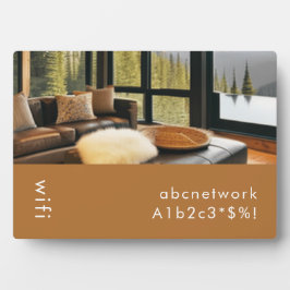 Wifiパスワード署名フォトプラーク フォトプラーク