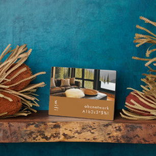 Wifiパスワード署名フォトプラーク フォトプラーク