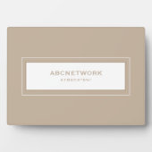 Wifiパスワード署名ベージュ フォトプラーク (正面)