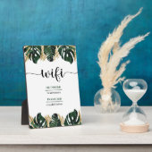 Wifiパスワード美しいサロン事業プラーク フォトプラーク (側面)