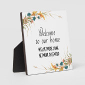 WiFiパスワード フォトプラーク (正面)