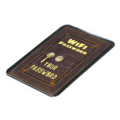 WiFiパスワード マグネット (左側)