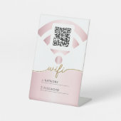 Wifiパスワード 台座サイン (正面)