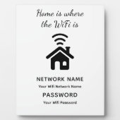 Wifiパーソナライズされたパスワードとゲスト用ネットワーク フォトプラーク (正面)