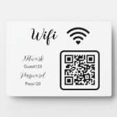 Wifiパーソナライズされたパスワード署名for Business フォトプラーク (正面)