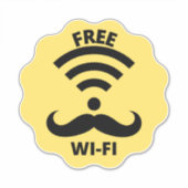 Wifiビジネス,無料wifiステッカー シール (正面)