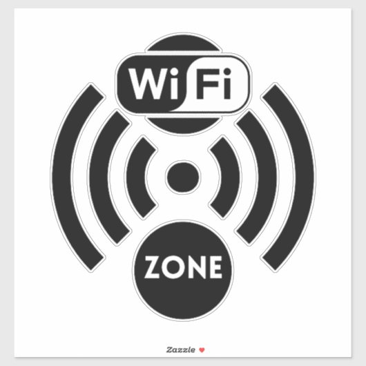 Wifiビジネス，無料wifiステッカー シール (シート)
