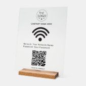 WiFiモダンに接続するための簡単スキャン用アクリル記号 アクリルサイン (傾斜)