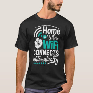 Wifiルーターのインターネットパスワード引用文コンピューターWlan Tシャツ