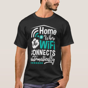 Wifiルーターのインターネットパスワード引用文コンピューターWlan Tシャツ