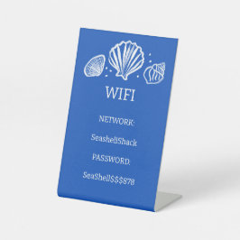 WIFIログイン 貝殻 ビーチバケーション賃貸 カスタム 台座サイン