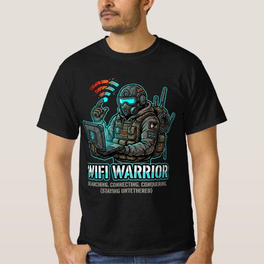 WiFiワル:リモートワークサバイバルTee Tシャツ (正面)