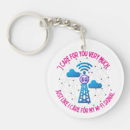 WIFI信号気にを受けに入れるだけだ キーホルダー