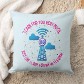 WIFI信号気にを受けに入れるだけだ クッション (ブランケット)