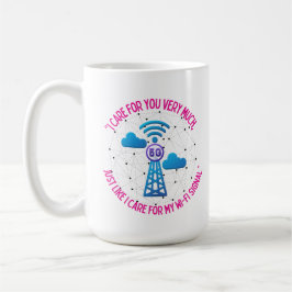 WIFI信号気にを受けに入れるだけだ コーヒーマグカップ