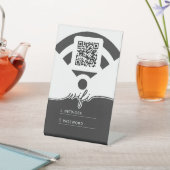 Wifi名とパスワード 台座サイン (インサイチュ)