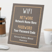 WiFi命令ペデスタル記号 台座サイン (インサイチュ)