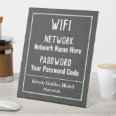 WiFi命令ペデスタル記号 台座サイン (インサイチュ)