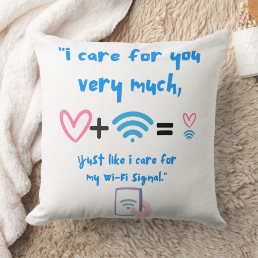 WIFI引用文 クッション (ブランケット)