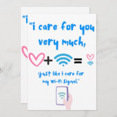 WIFI引用文 招待状 (正面/裏面)