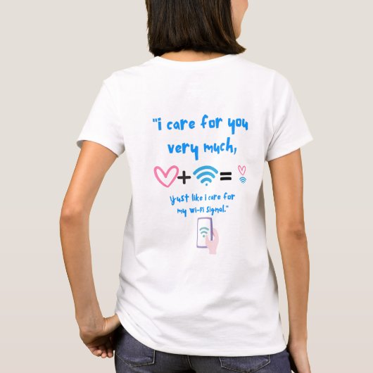 WIFI引用文 Tシャツ (裏面)