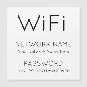 WiFi情報ネットワークパスワードブラック文字ホワイト
