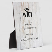 WiFi情報*モダンホスピタリティ* 素朴 フォトプラーク (側面)