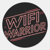 WiFi戦士 – ステッカー (正面)