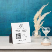 Wifi楽しむパスワードスキャンでQRコードを接続する フォトプラーク (インサイチュ)