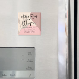 WiFi詳細抽象芸術図形へようこ葉そ マグネット