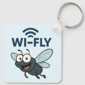 Wifi おもしろい キーホルダー (裏面)