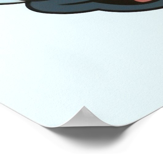 Wifi おもしろい ポスター (角)