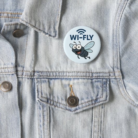 Wifi おもしろい 缶バッジ (インサイチュ)