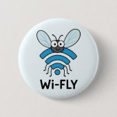 Wifi インターネット 缶バッジ (正面)