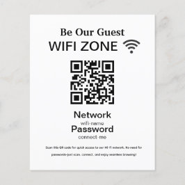 Wifi ネットワーク | QRコード インターネット スキャンで接続 チラシ