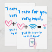 WIFI 見積もり 招待状 (正面/裏面)