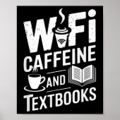 Wifi Caffeine And Textbooks  ポスター (正面)