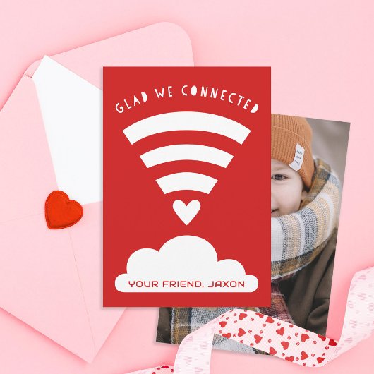 Wifi Cloud Classroom Valentineに接続できてうれしい 招待状